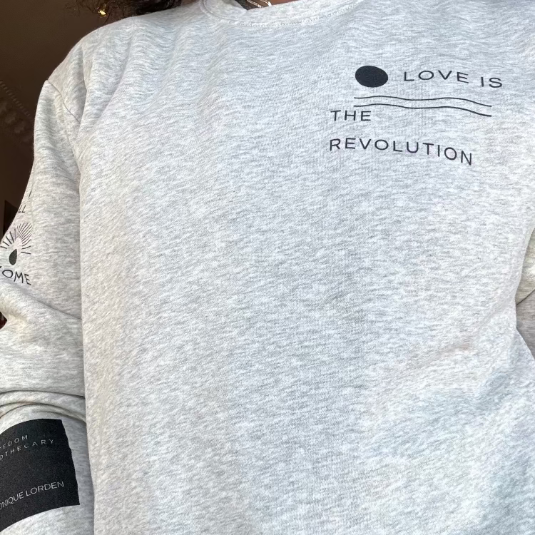 FREEDOM APOTHECARY | love is the revolution sweatshirt