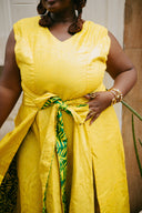Palm Yellow Reversible Dress