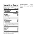 Mexican Vanilla Bean Flavored Syrup