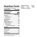 Habanero Flavored Syrup