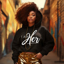I AM HER Signature Women's Cropped Fleece Hoodie