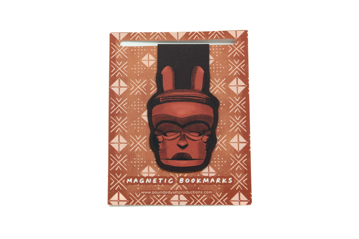 African Mask Magnetic Bookmark - Ibibio