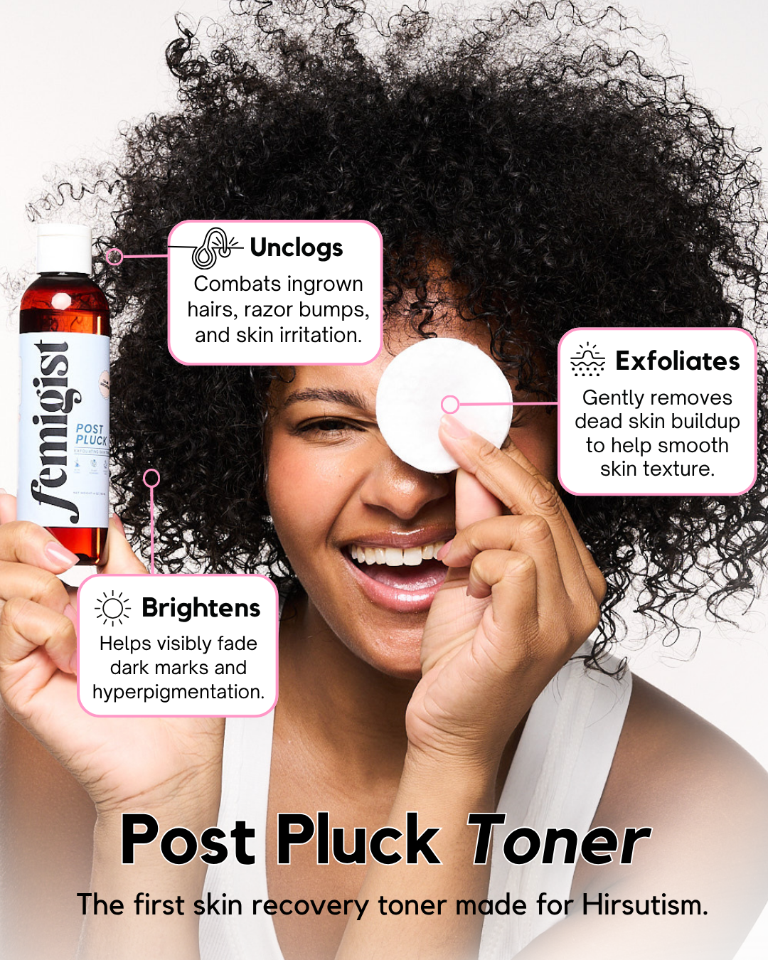 Post-Pluck Hirsutism Spearmint Toner – Prevent Ingrown Hairs