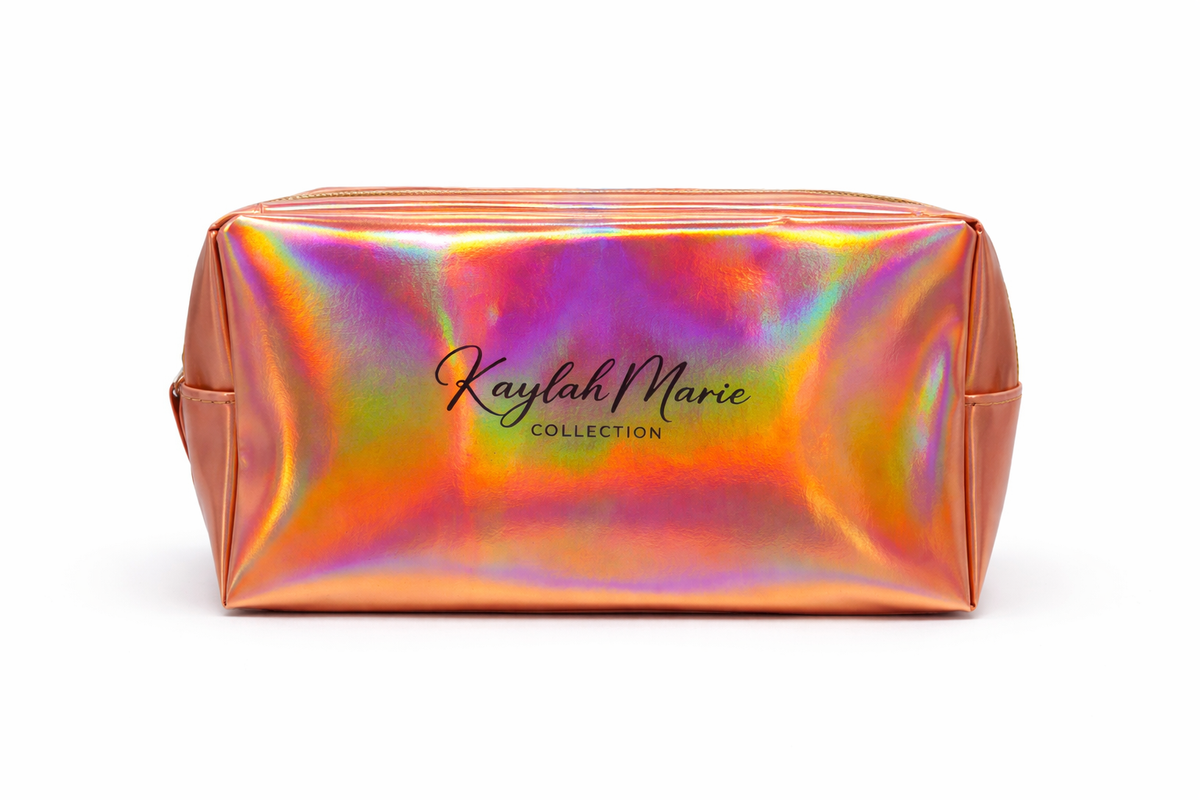 Kaylah Marie Holographic Kids Cosmetic Bag
