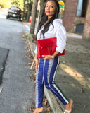 Jennifer Portfolio Clutch - Red
