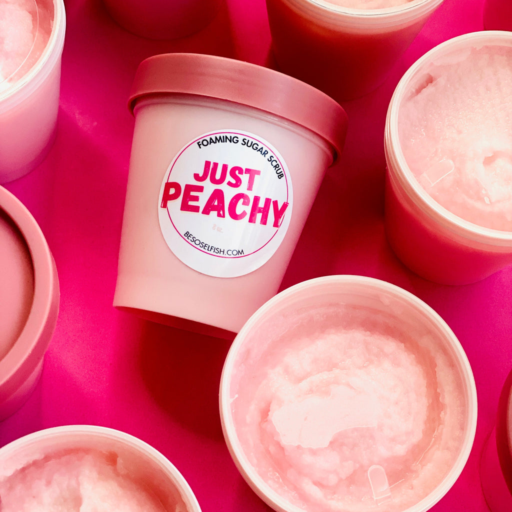 Foaming Sugar Scrub “Just Peachy”