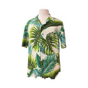 Cora Spearman Hawaii MENS Monstera 21 Ivory S/S "Brian" Aloha Shirt