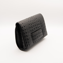 KD Hand Clutch / Embossed - Black Croc