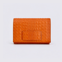 KD Hand Clutch / Embossed - Orange Croc