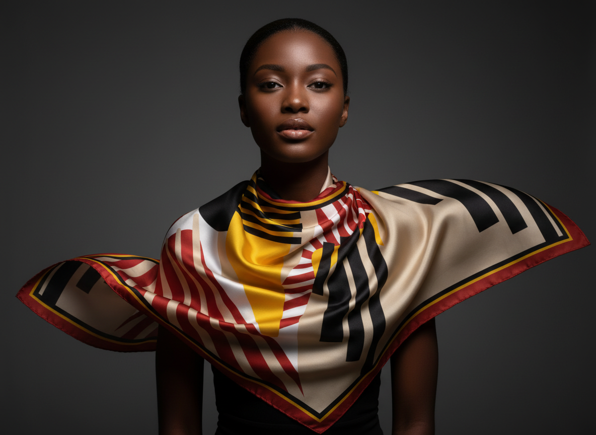 ABEILLE CREATIONS-Kemi Design (Silky Scarf)
