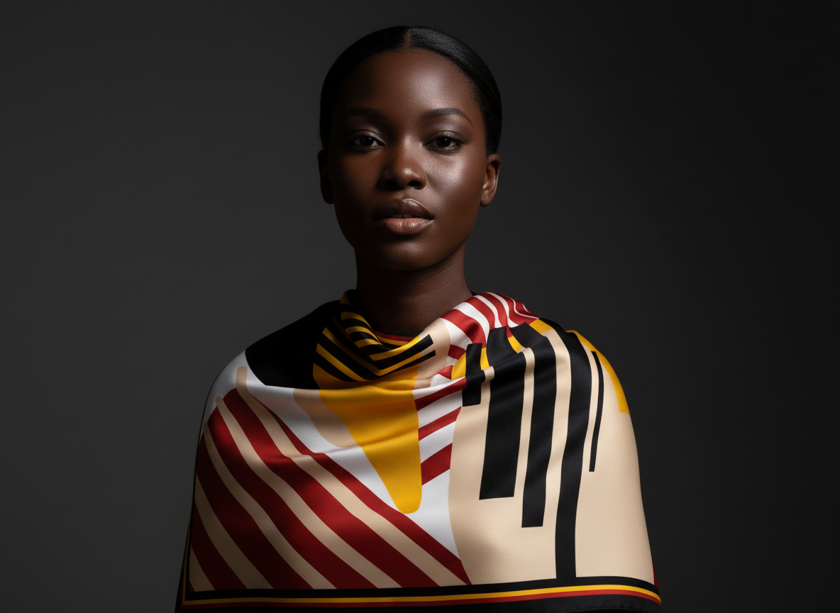 ABEILLE CREATIONS-Kemi Design (Silky Scarf)