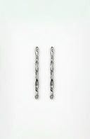 Lithe Drop Earrings Silver