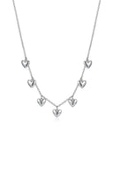 Love Charm Necklace Silver