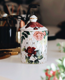 Lady Day White Floral Ceramic Luxury Candle