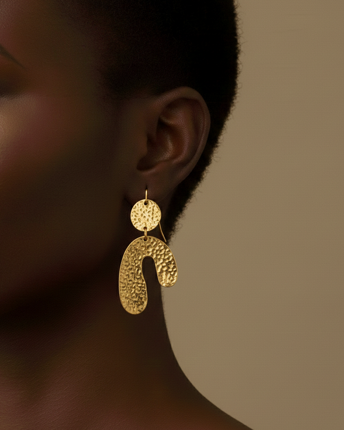 Lulu Brass Earrings