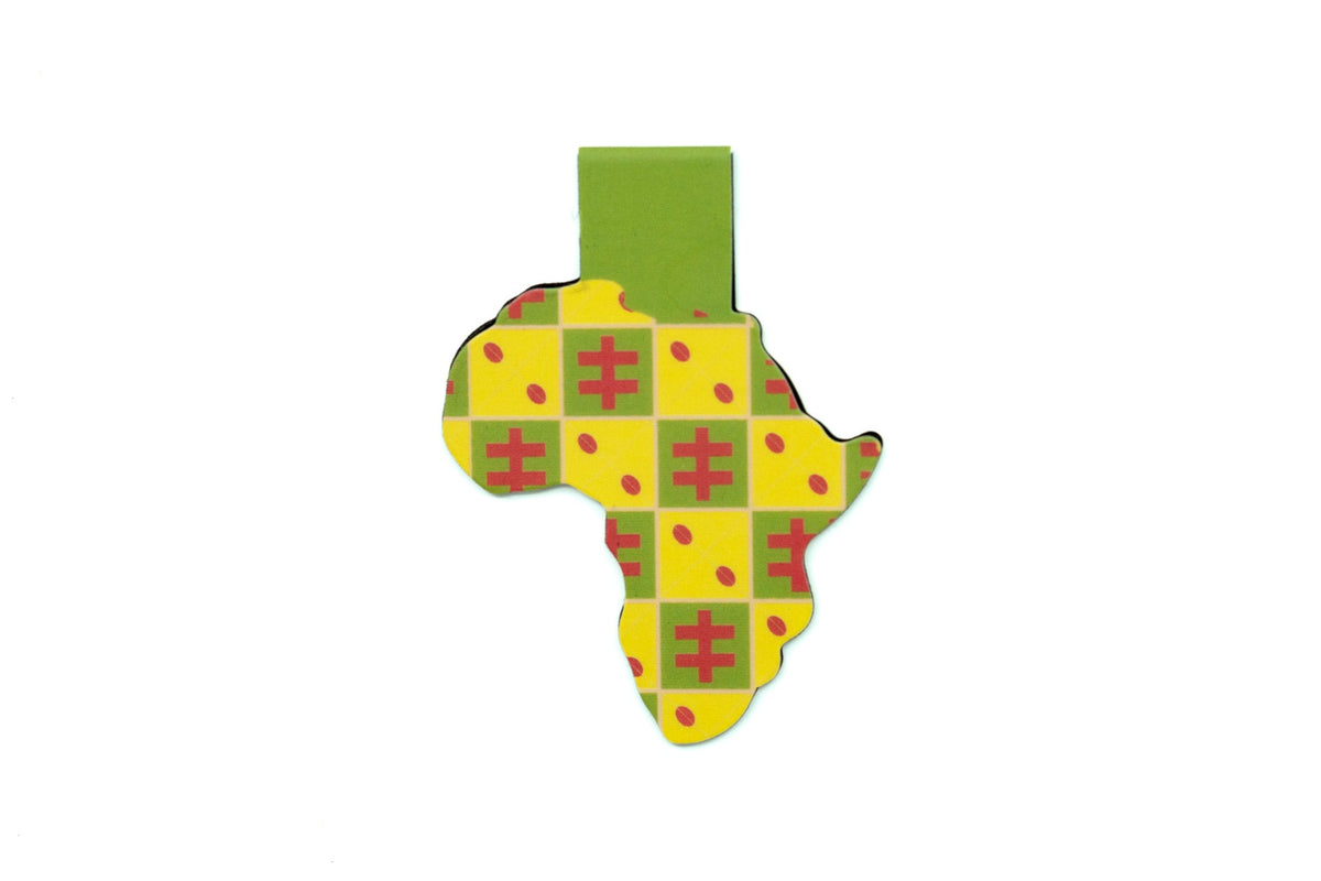 Magnetic Bookmark - African Print (Cowries)