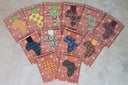 Magnetic Bookmark - African Print (Discs)