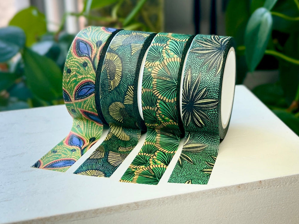 Seen Green - 4PC Washi Set