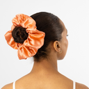 Organic Silk Oversized Scrunchie Peachy Coral