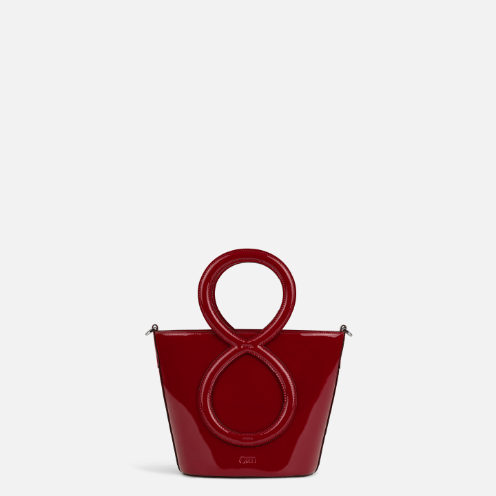 Infinity Bag - Patent Leather Red