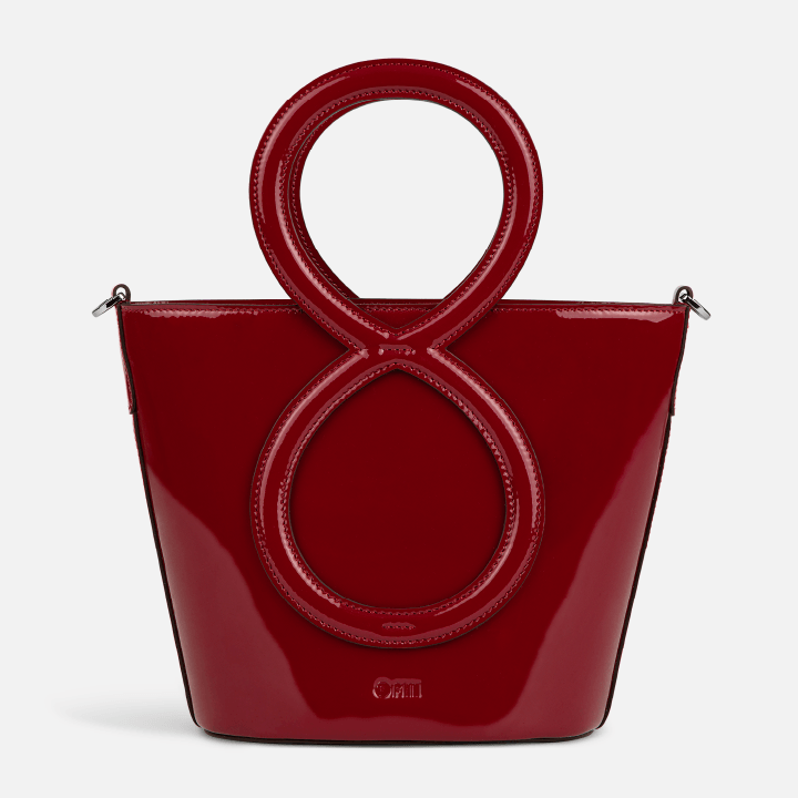 Infinity Bag - Patent Leather Red