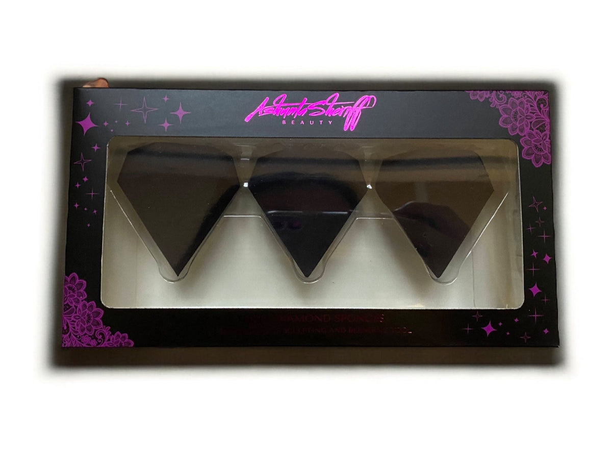 Ashunta Sheriff Beauty Diamond Sponge 3 pc set