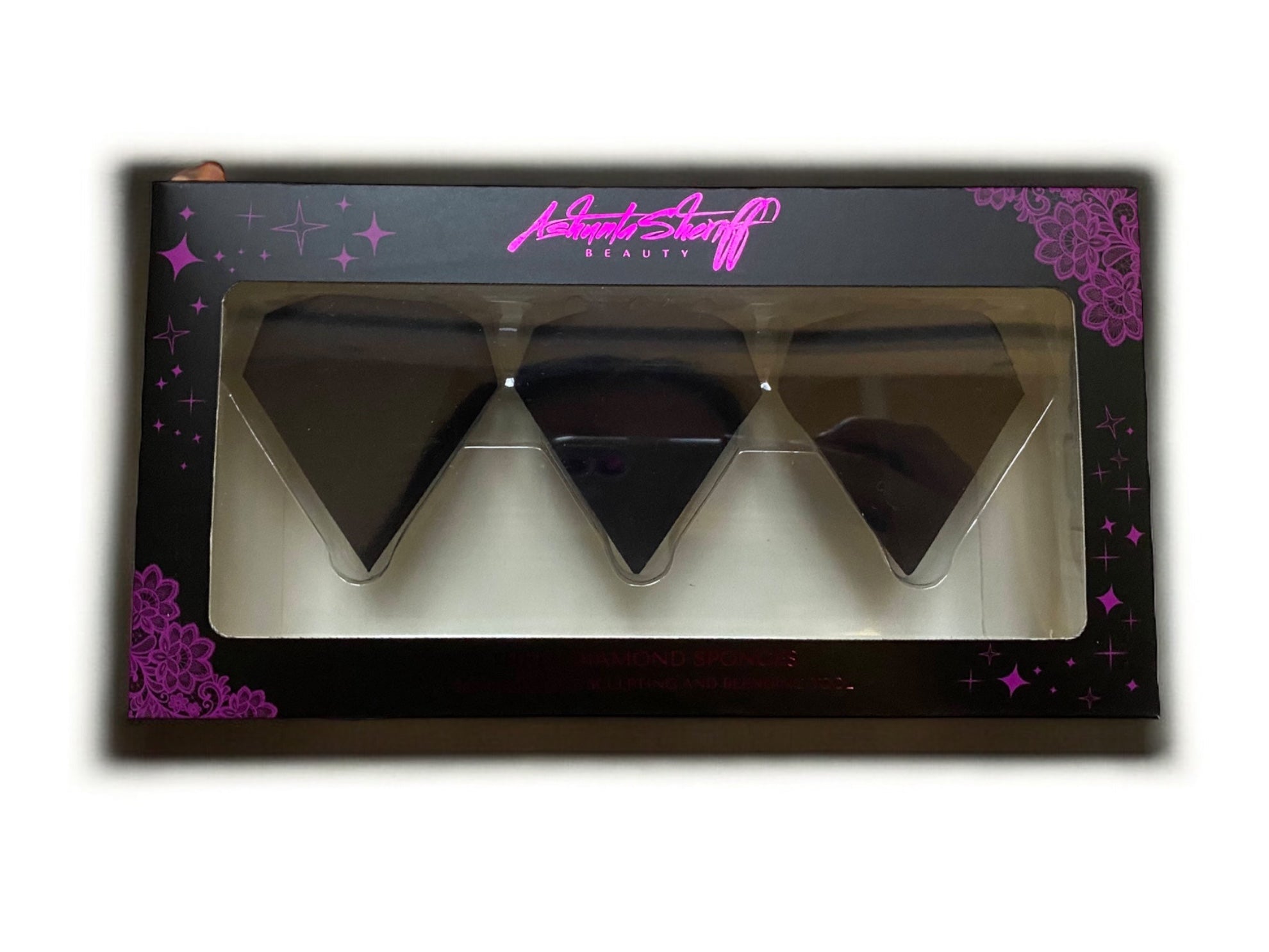 Ashunta Sheriff Beauty Diamond Sponge 3 pc set