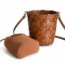 THE ZENOBIA WOVEN BUCKET BAG (FINAL SALE)