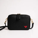 THE ROSETTA WOVEN HEART CROSSBODY(FINAL SALE)