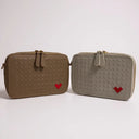THE ROSETTA WOVEN HEART CROSSBODY(FINAL SALE)