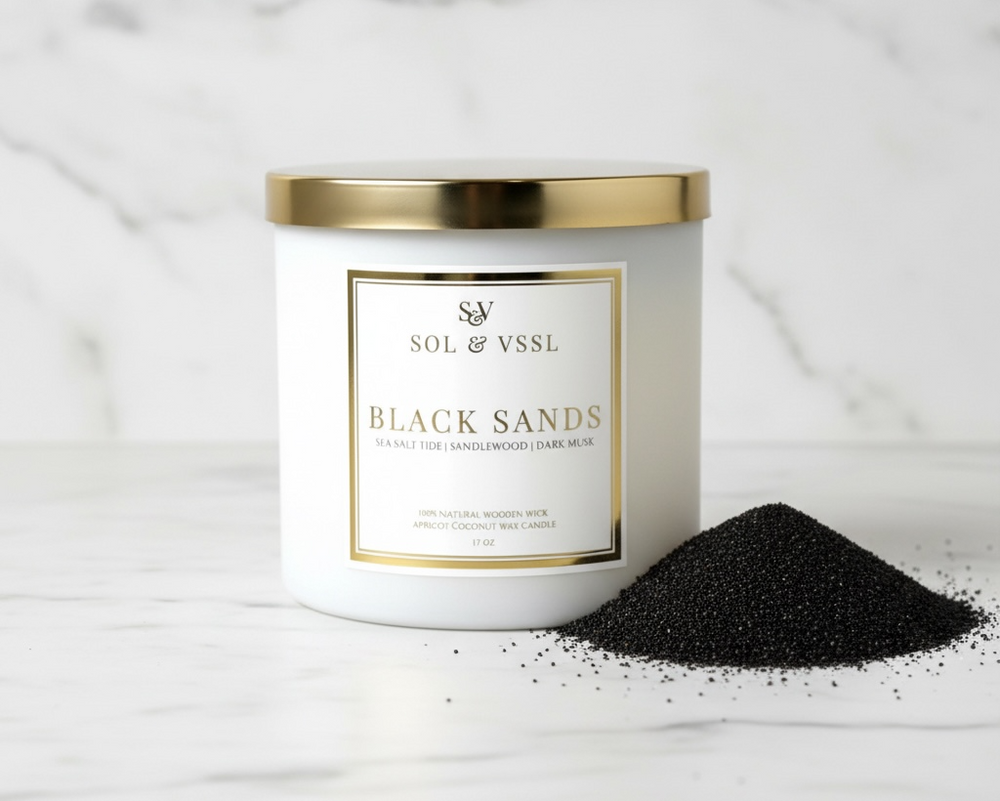 BLACK SANDS | Sea Salt Tide + Sandalwood + Dark Musk