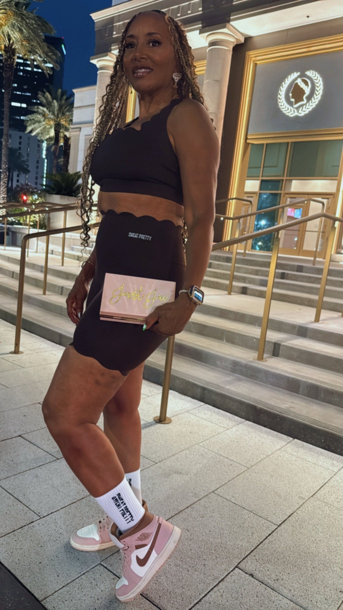 Power Serve Biker Shorts