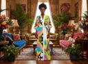 ABEILLE CREATIONS- Queen Nefertiti - Long Kimono Robe