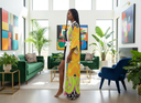 ABEILLE CREATIONS- Queen Yama- Long Kimono Robe