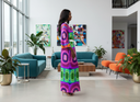 ABEILLE CREATIONS- Queen Taytu - Long Kimono Robe