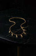 Rock Star Charm Necklace Gold