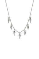 Rock Star Charm Necklace Silver