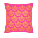 Lotus Decorative Pillow Orange/Pink