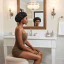 S-Secrets Flaxseed Deep Conditioning Heat Cap for Moisture, Elasticity, and Healthy Hair Growth – Cordless and Microwave-Ready Spa Cap