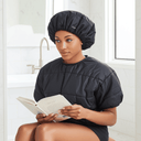 S-Secrets Flaxseed Deep Conditioning Heat Cap for Moisture, Elasticity, and Healthy Hair Growth – Cordless and Microwave-Ready Spa Cap