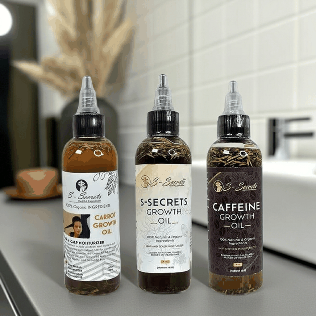 Hair Growth Oil Bundle – 3 x 4oz
