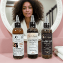 S-Secrets Hair Growth Bundle - 3 Bottles x 2oz (6oz Total) with Biotin, Ayurvedic Herbs, Essential Oils, Saw Palmetto, Scalp Stimulator Oil