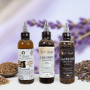S-Secrets Hair Growth oil Bundle - Ultimate 3 x 4oz Bottles with Biotin, Ayurvedic Herbs, Essential Oils, Saw Palmetto & Scalp Stimulator Oil