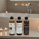 S-Secrets Hair Growth oil Bundle - Ultimate 3 x 4oz Bottles with Biotin, Ayurvedic Herbs, Essential Oils, Saw Palmetto & Scalp Stimulator Oil