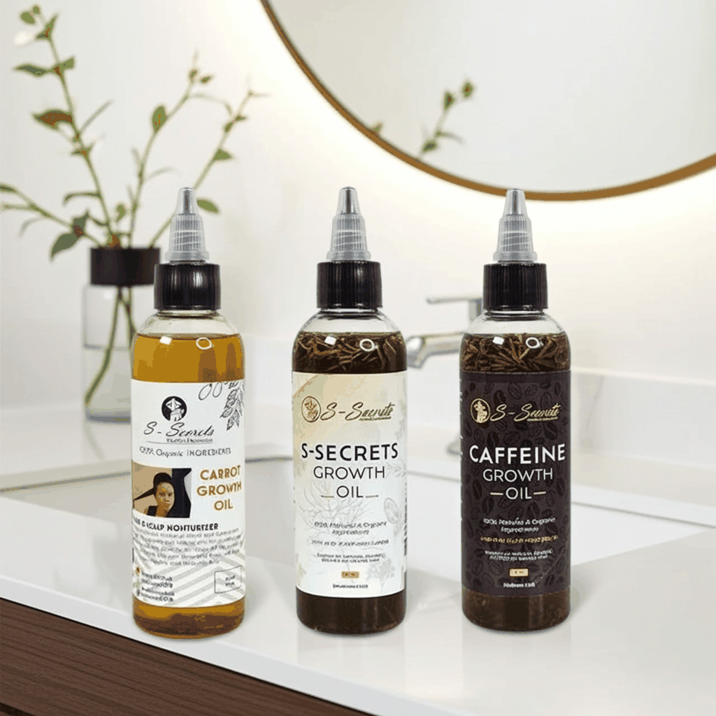 Hair Growth Oil Bundle – 3 x 4oz