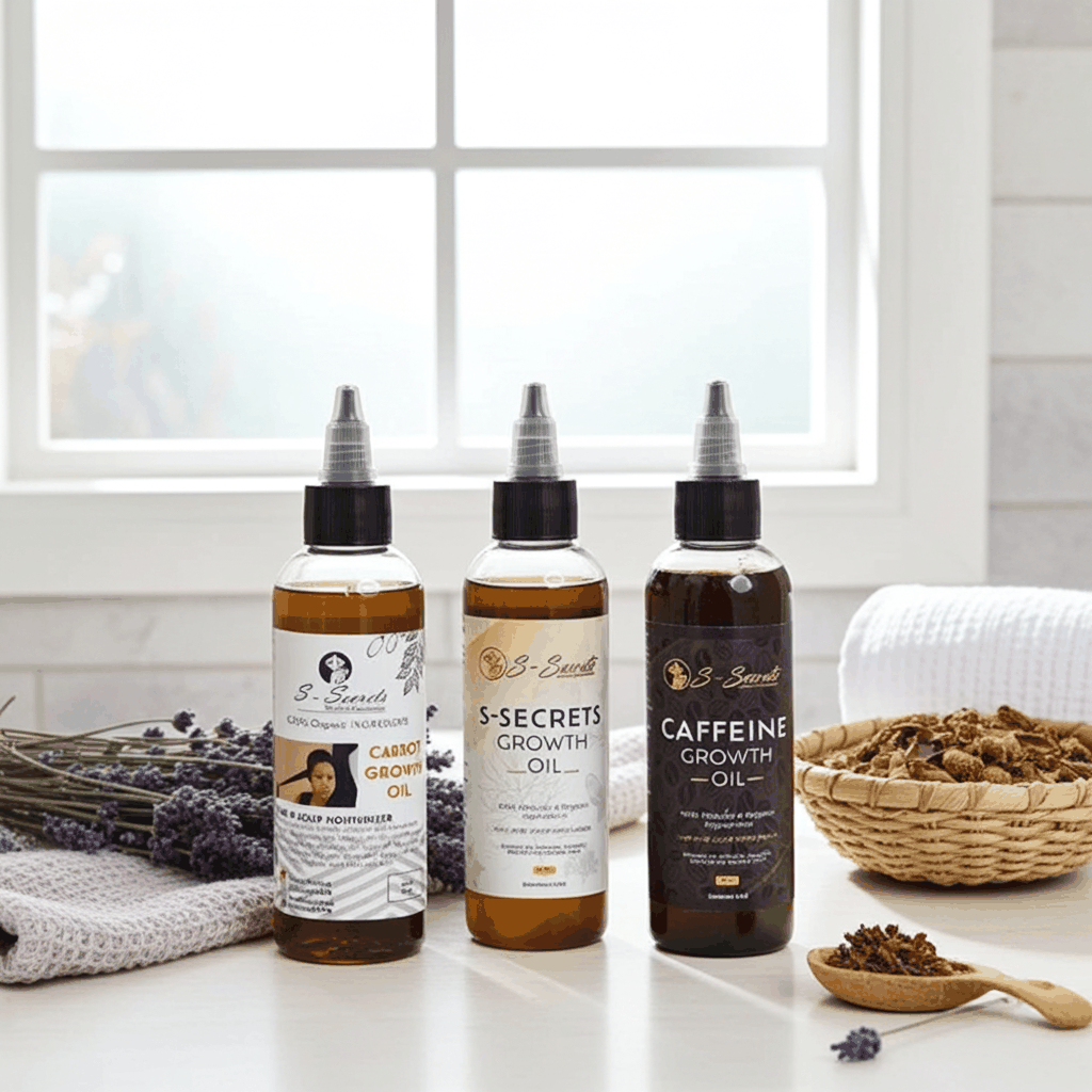 Hair Growth Oil Bundle – 3 x 4oz