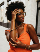 Teak Interlocking Bangle Bracelets