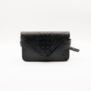 Sadie Belt Bag / Embossed - Black Croc
