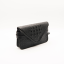 Sadie Belt Bag / Embossed - Black Croc