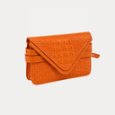 Sadie Belt Bag / Embossed - Orange Croc